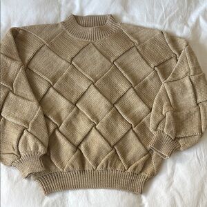 Misha and Puff Basketweave Sweater